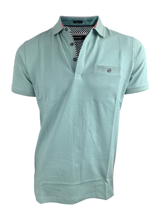 Barabas Men's Classic Teal Polo