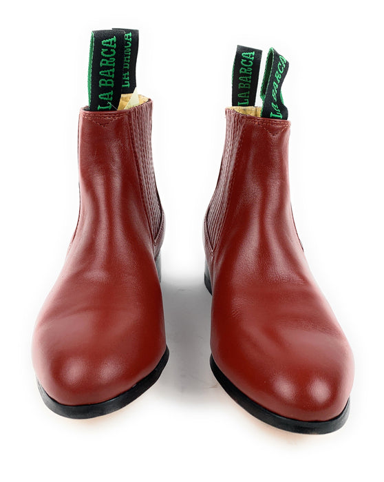 La Barca Botin Charro Men's Ladrillo Leather