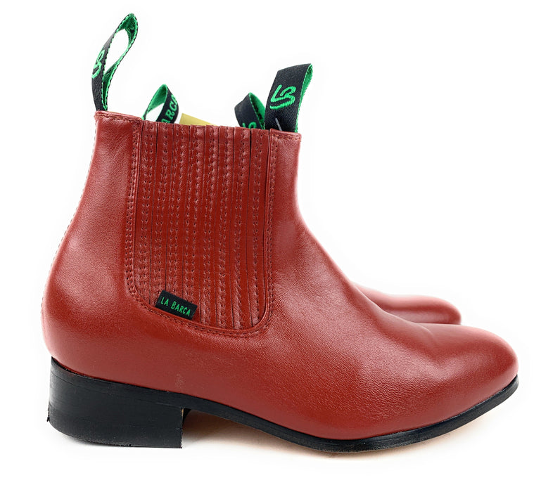 La Barca Botin Charro Men's Ladrillo Leather