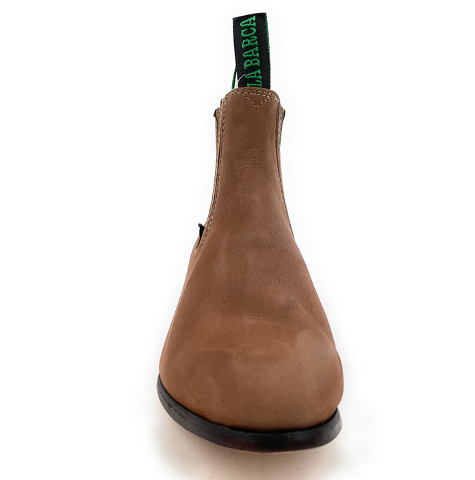 La Barca Botin Charro Men's Color Topo Gamuza