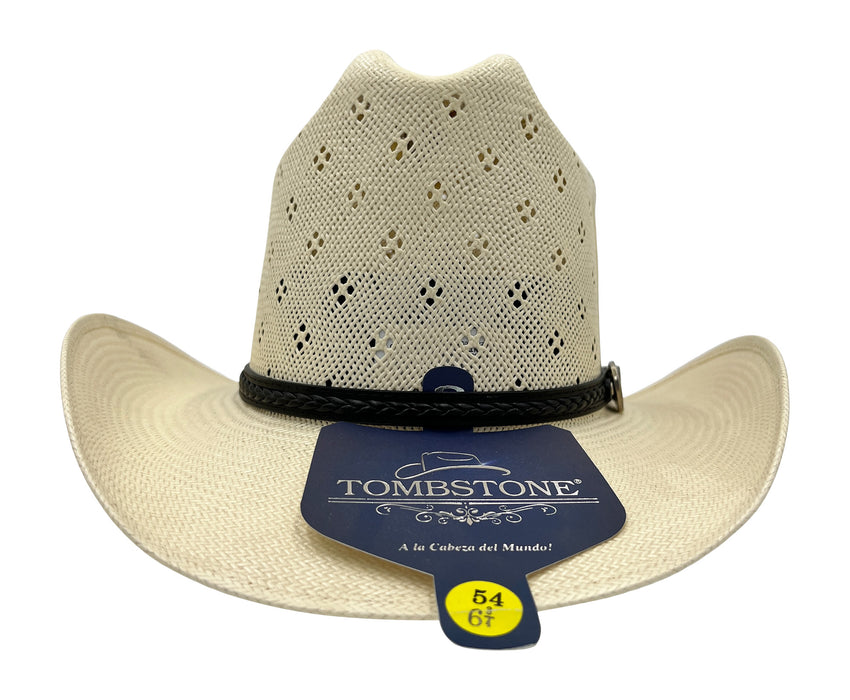 Tombstone 100X El Viejon Sombrero Flower Crown (Copa Alta) Los Dos Carnales