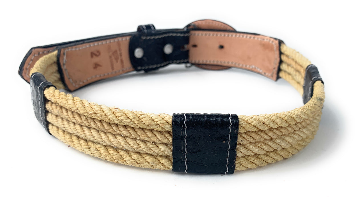 Cinto Vaquero De Nino Estilo Soga Negro Talla 24