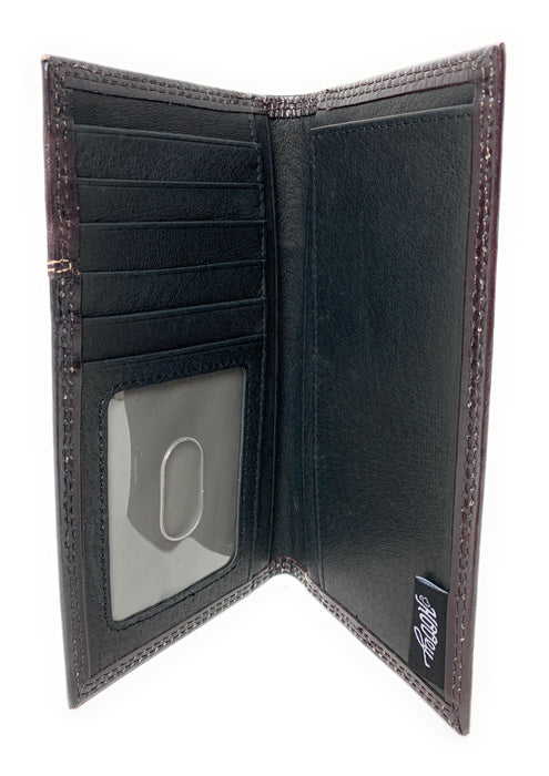 Hooey Tooled Rodeo Wallet Saddle Tan - 2001566W4