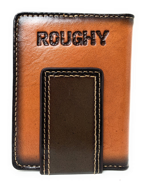 Hooey Roughy Signature Bifold Card Wallet Saddle Tan - 2001565M4