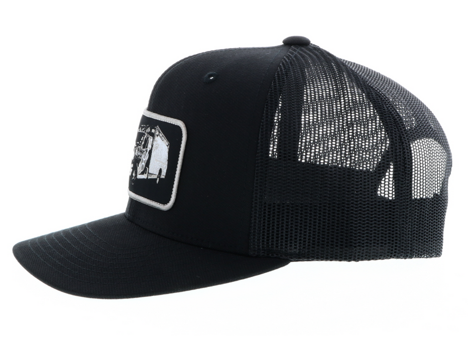 Made with 40% Cotton, 60% Polyester OSFA Mid-Crown 6-Panel  Hybrid bill