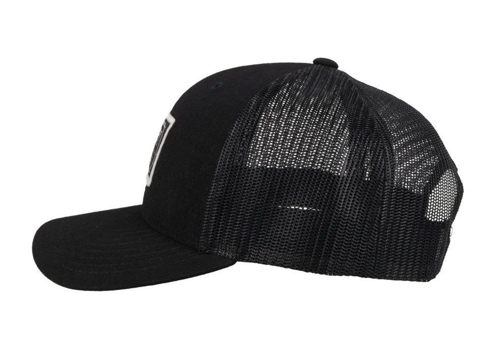 Hooey Doc Black Snapback Trucker Hat - 2102T-BK