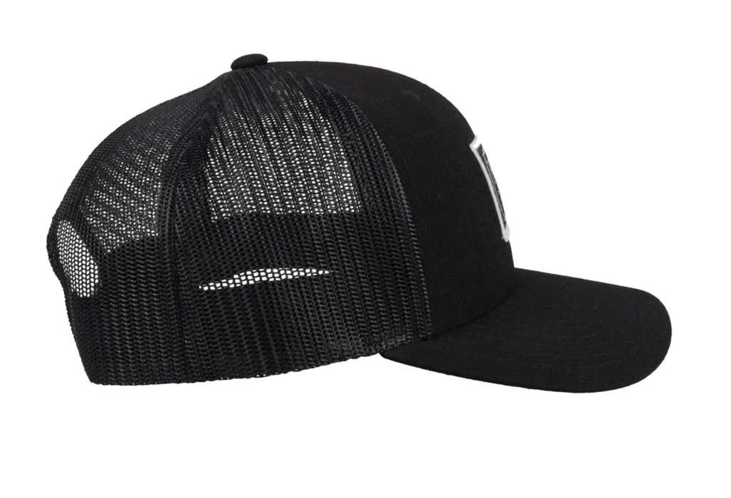 Hooey Doc Black Snapback Trucker Hat - 2102T-BK