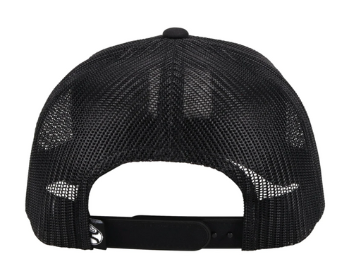 Hooey Bronx Black Snapback Trucker Hat - 2103T-BK W/ White & Black Patch