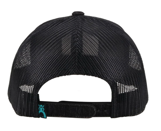 Hooey "PUNCHY" Black/Black Snapback Trucker Hat - 5027T-BK Punchy Patch Logo