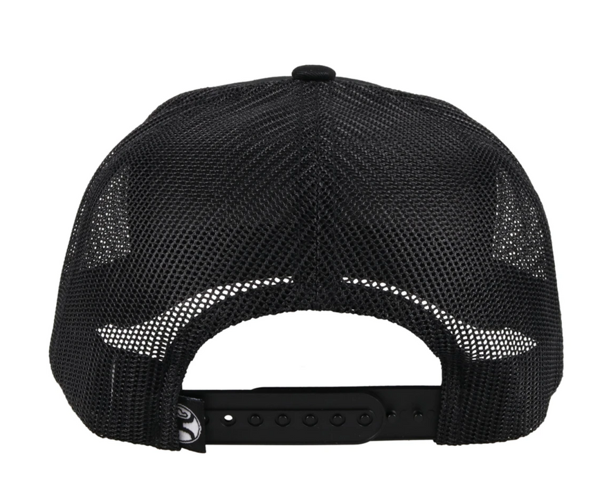 Hooey "DIAMOND" Black Snapback Trucker Hat - 2022T-BK Western Original