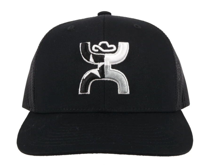 Hooey "Texican" Black Snapback Trucker Hat With Texas Flag - 2120T-BK