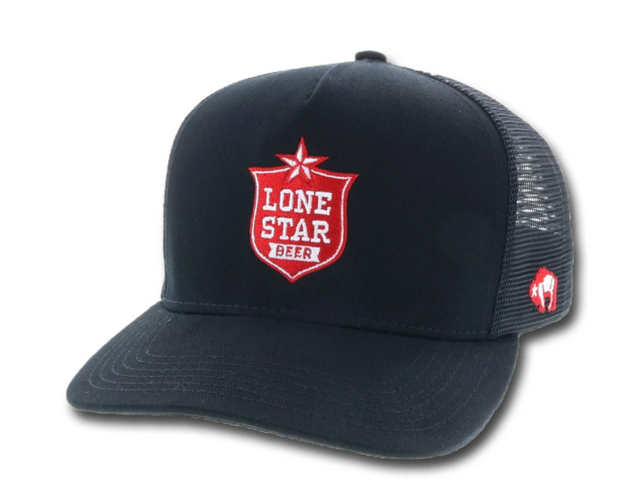 Hooey "Lone Star Shield" 5-Panel Trucker Hat with Patch - LS002