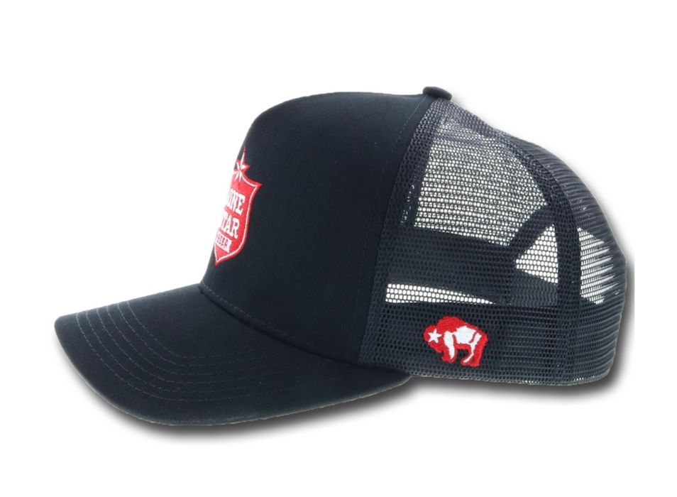 Hooey "Lone Star Shield" 5-Panel Trucker Hat with Patch - LS002