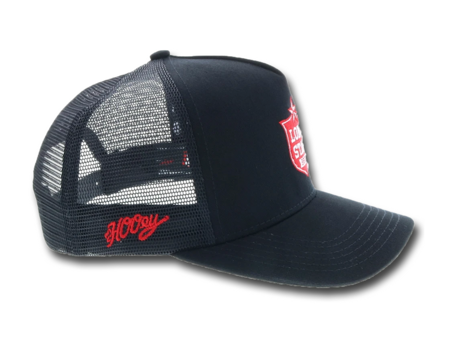 Hooey "Lone Star Shield" 5-Panel Trucker Hat with Patch - LS002