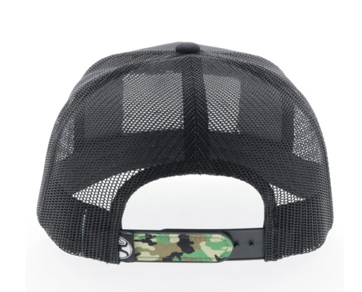 Hooey "Bullfighters Only Camo" 6-Panel Trucker Hat with Rectangle Patch - BFO007