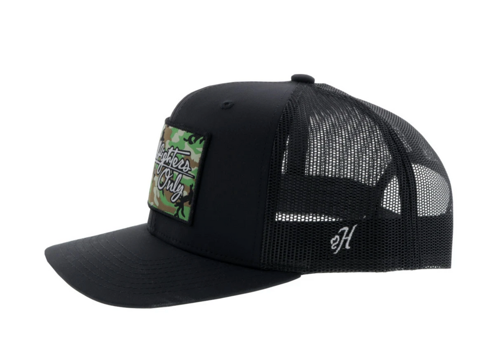 Hooey "Bullfighters Only Camo" 6-Panel Trucker Hat with Rectangle Patch - BFO007