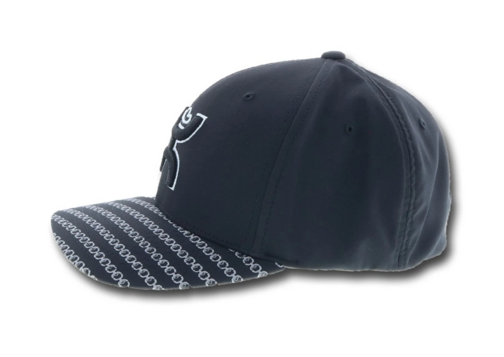 Hooey "Solo III" FlexFit Black/Black  Fitted Cap 1721BK