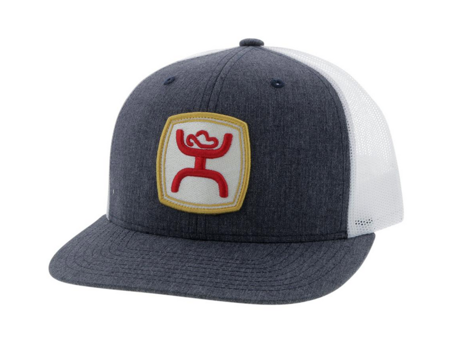 Hooey "Zenith" 6-Panel Trucker Hat Grey/White 2024T-GYWH