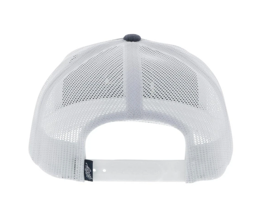 Hooey "Zenith" 6-Panel Trucker Hat Grey/White  2024T-GYWH
