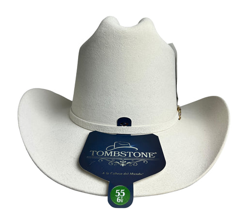 Tombstone 20X El Viejon Texana Los Dos Carnales Color Blanco