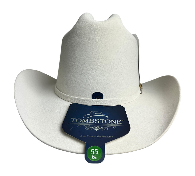 Tombstone 20X El Viejon Texana Los Dos Carnales Color Blanco