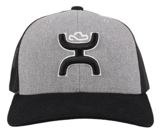Hooey Sterling Grey/Black Baseball Cap - 2106T-GYBK
