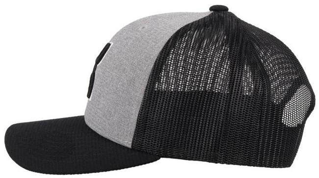 Hooey Sterling Grey/Black Baseball Cap - 2106T-GYBK