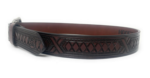 Hooey Men's Roughy Chocolate Diamonds Western Belt - 2071BE1