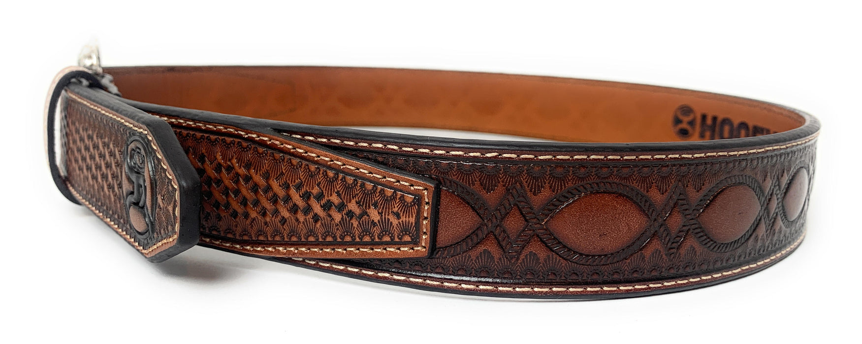 Hooey Roughy Men's Belt Rope Geometric Style - 2097BE1