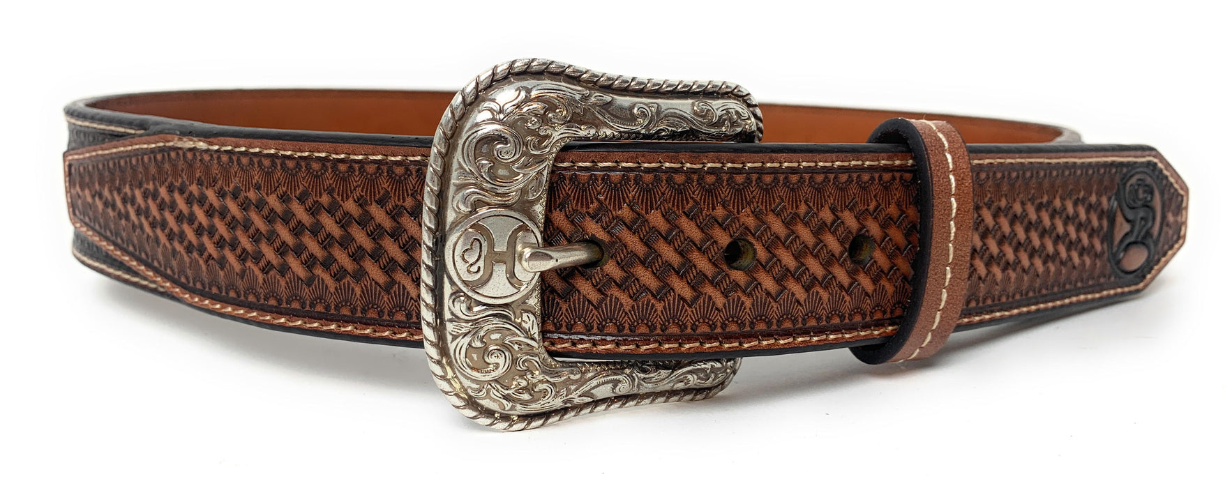 Hooey Roughy Men's Belt Rope Geometric Style - 2097BE1