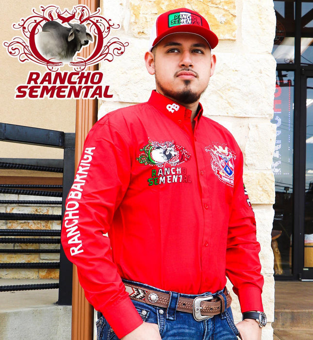 Camisa Estilo Rancho La Mision En Negro De Marca Rancho Semental