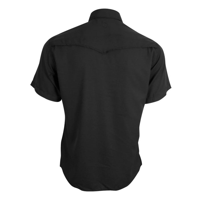 Hooey "Sol" Black Short Sleeve Pearl Snap Western Shirt
