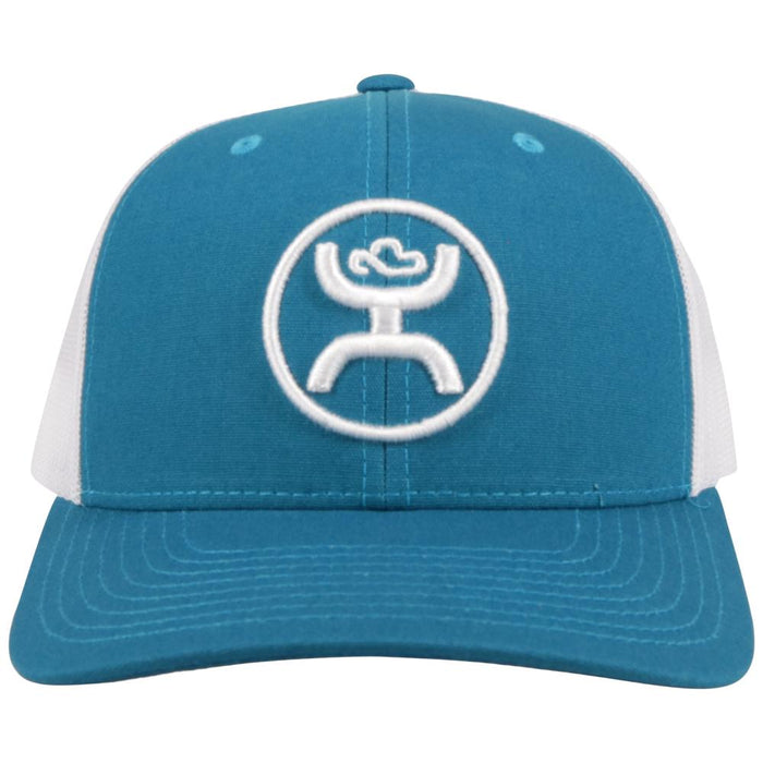 Hooey 0 Classic Teal/White 6-Panel Trucker Hat 2109T-TLWH