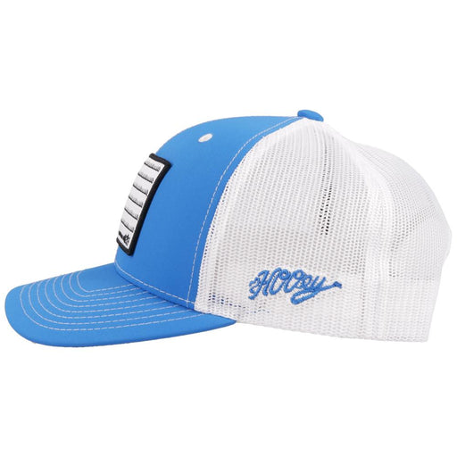 Hooey Liberty Roper Blue/White Snapback Trucker Hat - 2110T-BLWH