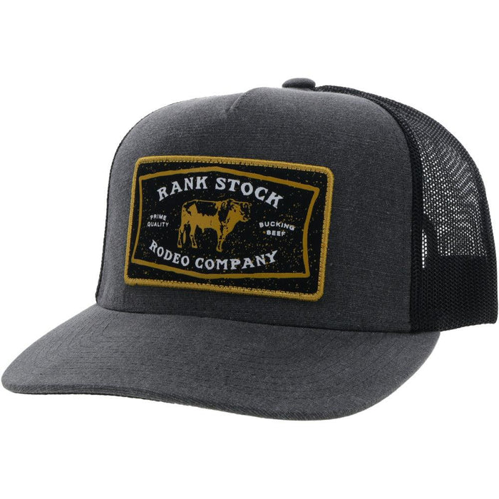 Hooey Rank Stock Rodeo Company Snapback Charcoal - 2158T-CHBK