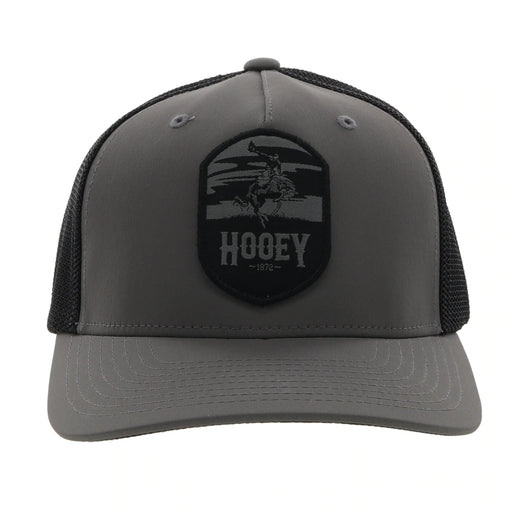 Hooey "Cheyenne" Charcoal & Black FLEXFIT Hat - 2244CHBK