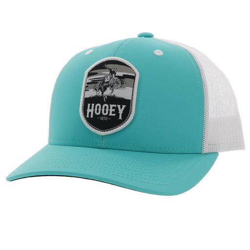 Hooey "Cheyenne" TEAL/WHITE Snapback Hat - 2244T-TLWH