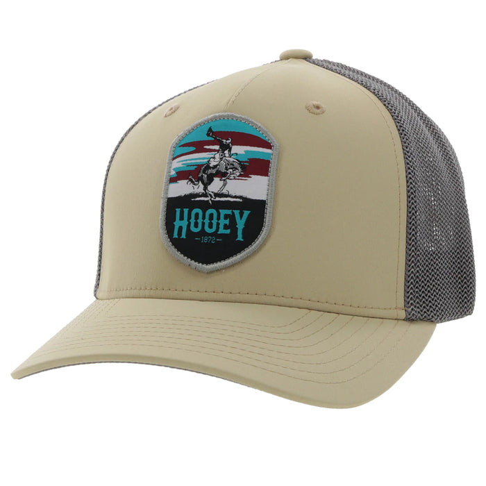 Hooey Doc Brown Cream Snapback Trucker Hat-1803T-BRCR