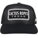 CR075 Cactus Ropes Texas Snapback 5-Panel Black