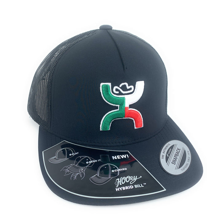 HOOEY Men's Texican Trucker Cap - 1909T BLACK