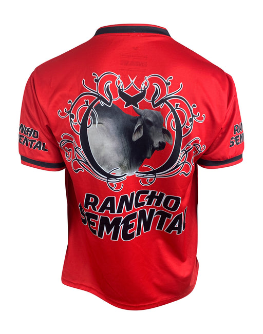 Camiseta Rancho Semental En Rojo