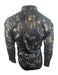 Barabas Men's Black & Gold Long Sleeve Casual Button Up Shirt