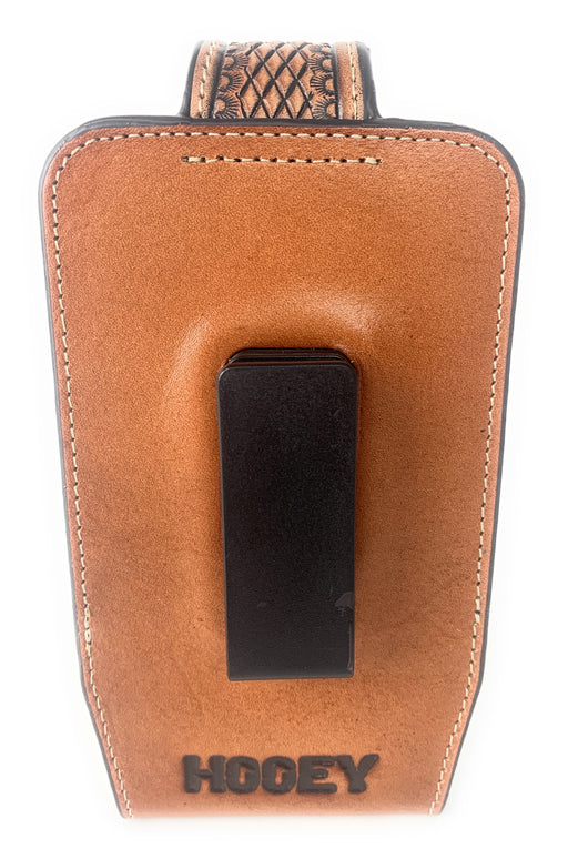 Hooey Cell Phone Case Tooled Embossed Leather Turqoise Hooey Man - 2041665C8