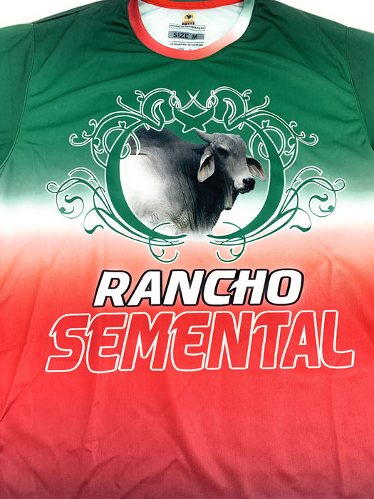 Camiseta Rancho Semental En Blanco