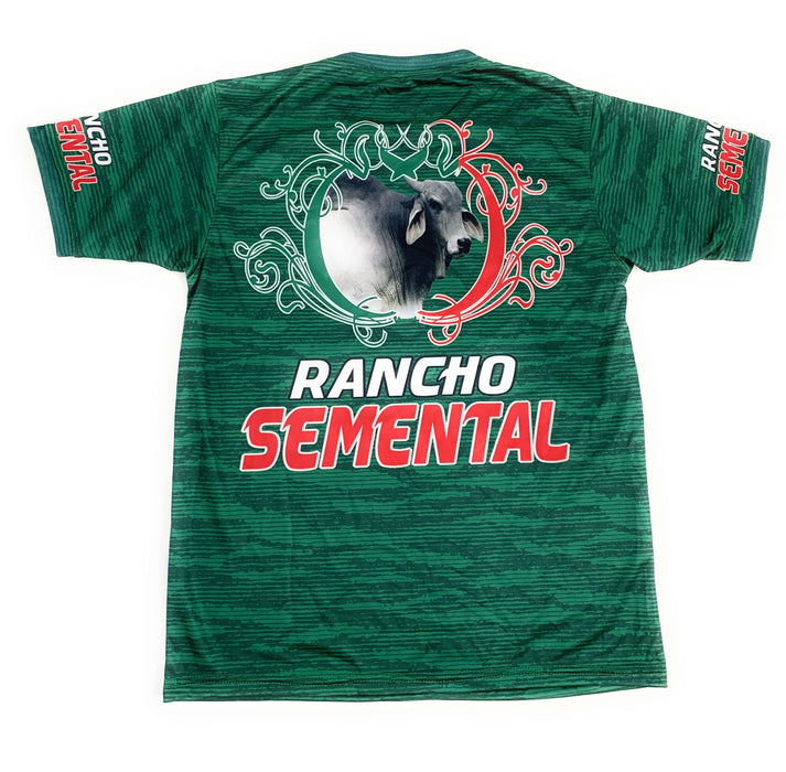 Camiseta Rancho Semental Mexico En Verde