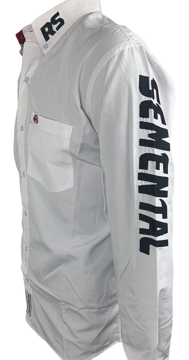 Rancho Semental Men's White long Sleeve Shirt - RSS3