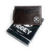 ROUGHY SIGNATURE RODEO CARD WALLET CHOCOLATE & STITCHING