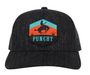 Hooey "PUNCHY" Black/Black Snapback Trucker Hat - 5027T-BK Punchy Patch Logo
