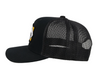 Hooey "DIAMOND" Black Snapback Trucker Hat - 2022T-BK Western Original