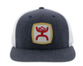 Hooey "Zenith" 6-Panel Trucker Hat Grey/White  2024T-GYWH